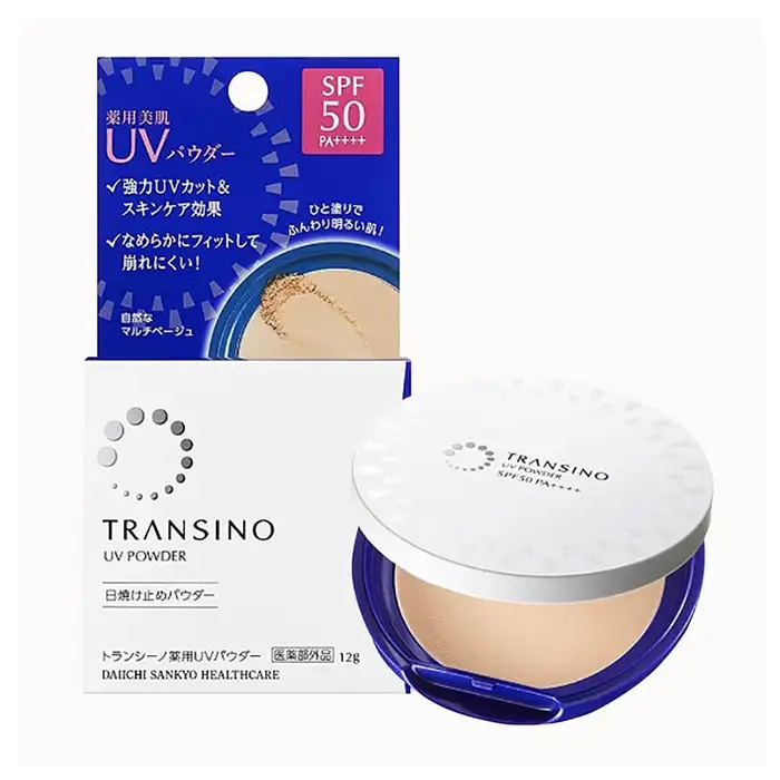 UV Powder Transino 12g - Phấn phủ UV chống nắng tối đa