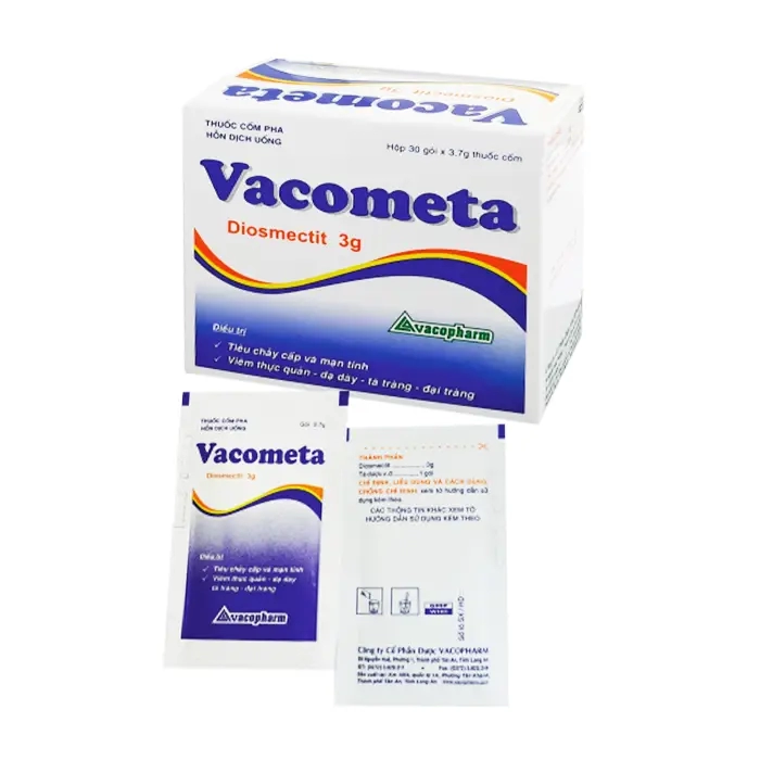 Vacometa Vacopharm 30 gói x 3.7 g – Thuốc trị tiêu chảy
