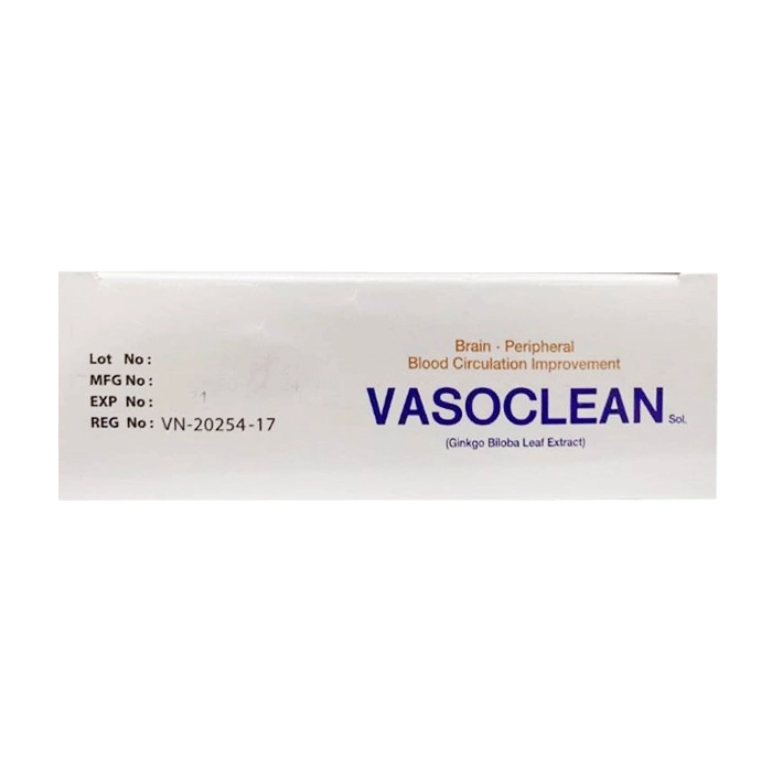 Vasoclean Sol 20mg Cho-A 20 ống x 10ml - Trị các rối loạn tuần hoàn