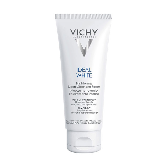 Sữa rửa mặt tạo bọt dưỡng trắng da Vichy Ideal White Brightening Deep Cleansing Foam 100ml