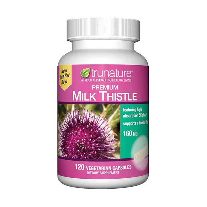 Viên uống bổ gan Trunature Milk Thistle Premium 160mg Hộp 120 viên