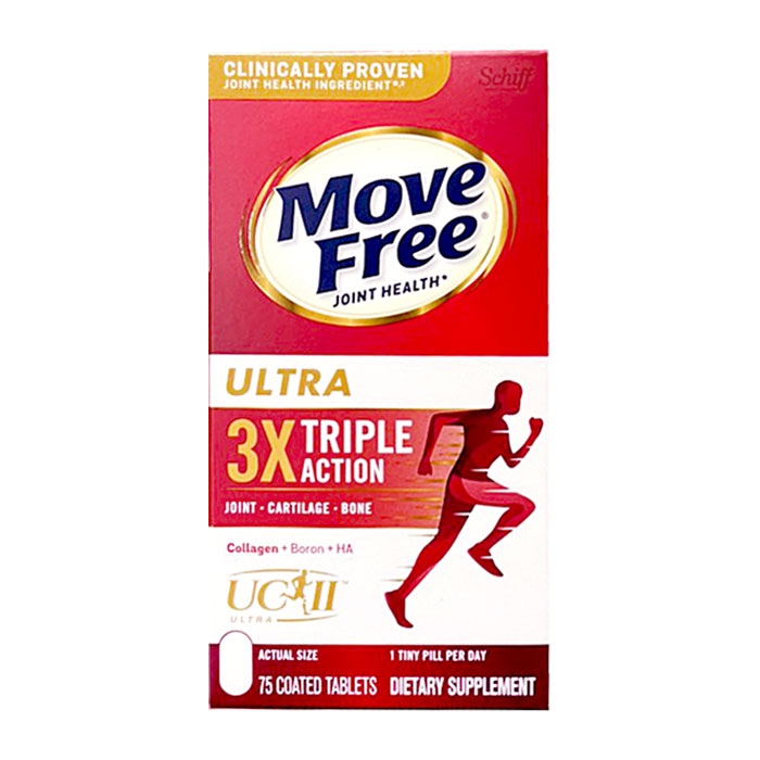 Viên uống bổ khớp Move Free Ultra 3x Triple Action 75 viên