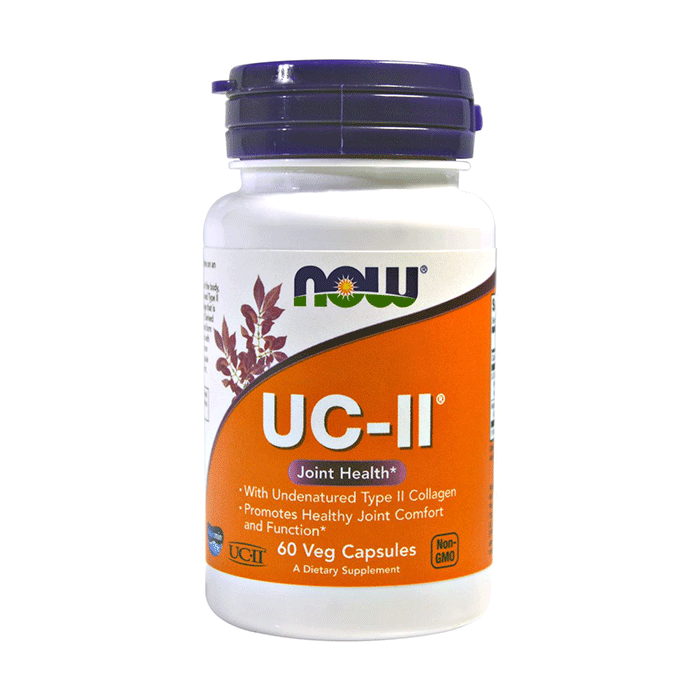 Viên uống bổ khớp Now UC-II Collagen Type 2 Joint Health, Chai 60 viên