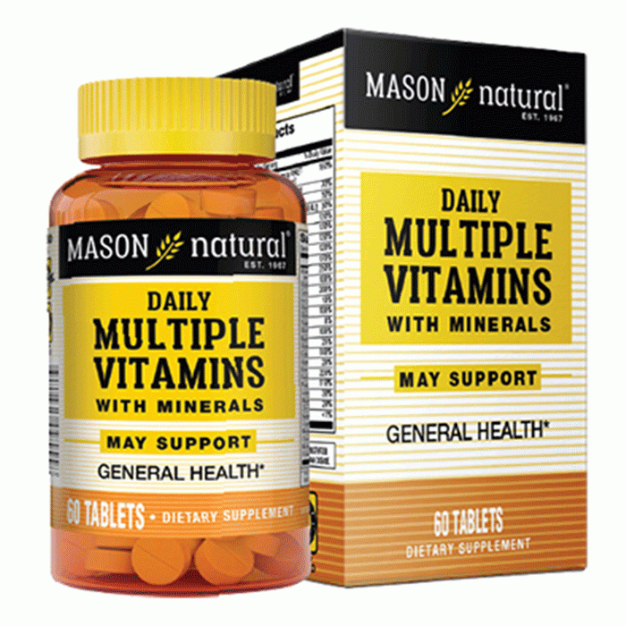 Mason Natural Multiple Vitamins, Chai 60 viên