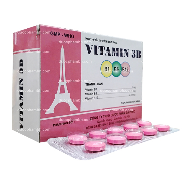Viên uống bổ sung VITAMIN 3B B1-B6-B12