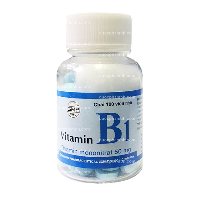 Viên uống bổ sung VITAMIN B1 50MG - Thiamin mononitrat