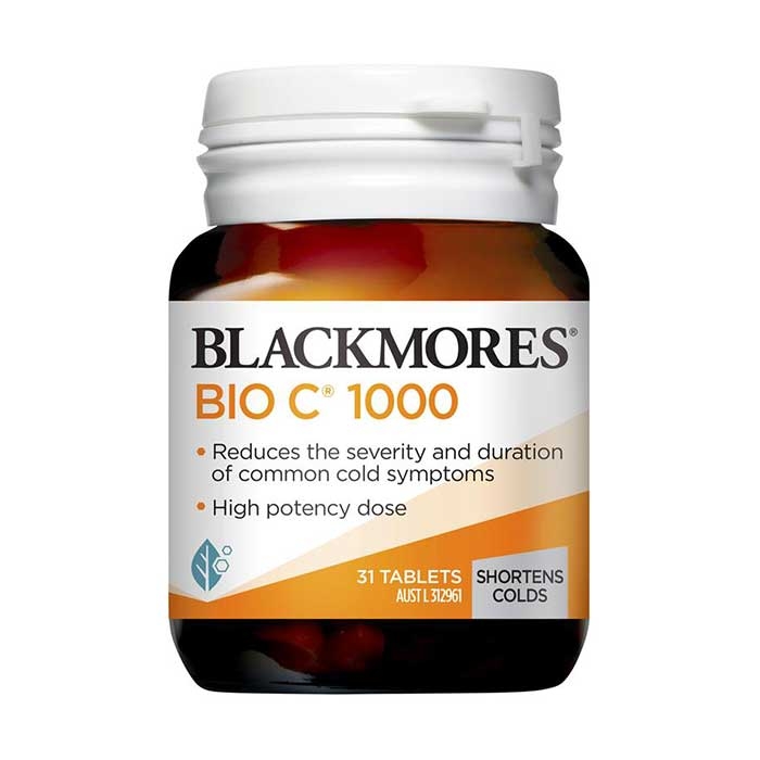 Viên Uống Bổ Sung Vitamin C Blackmores Bio C 1000mg Chai 31 Viên