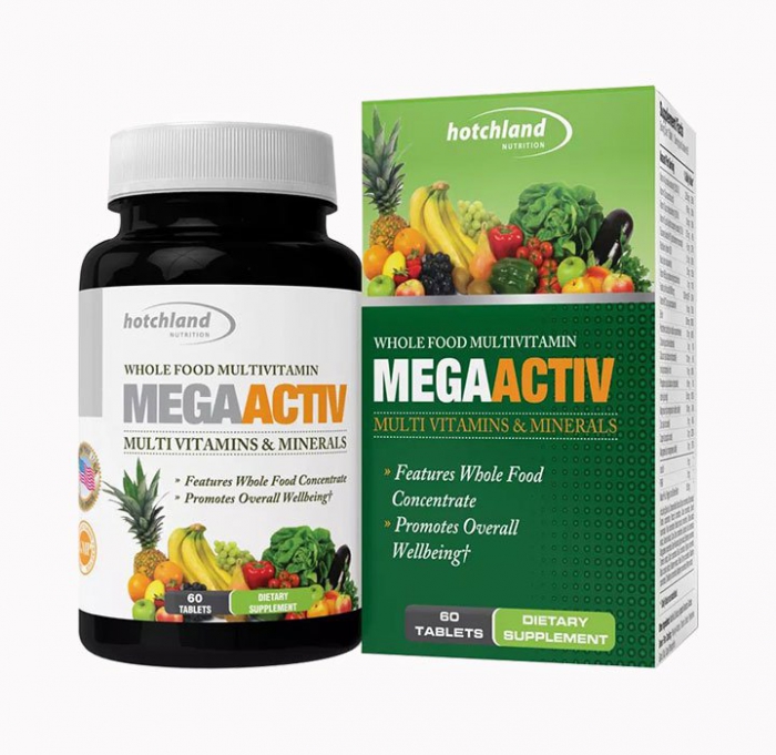 Tpbvsk bổ sung Vitamin Hotchland MegaActive, Chai 60 viên