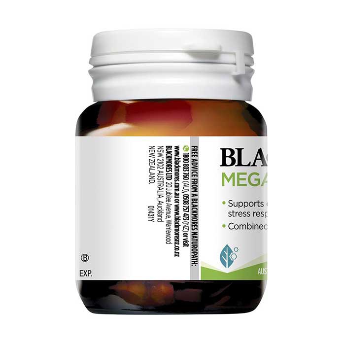 Viên uống bổ sung vitamin nhóm B Blackmores Mega B Complex 31 viên