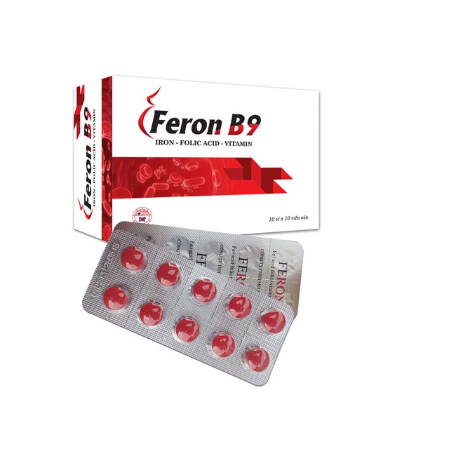 Viên uống Feron B9 bổ sung sắt và vitamin