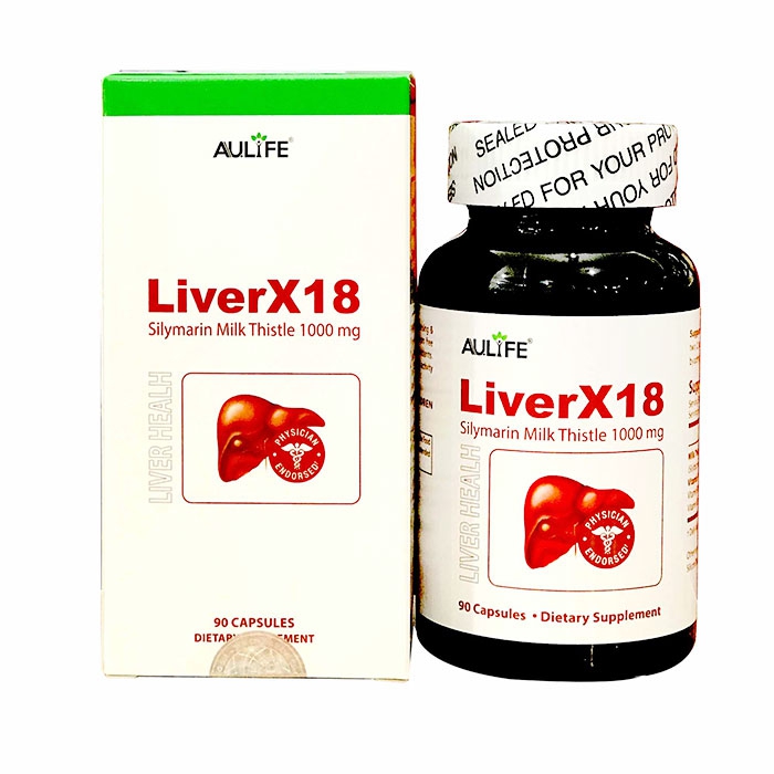 Viên uống giải độc gan LiverX18, Chai 90 viên