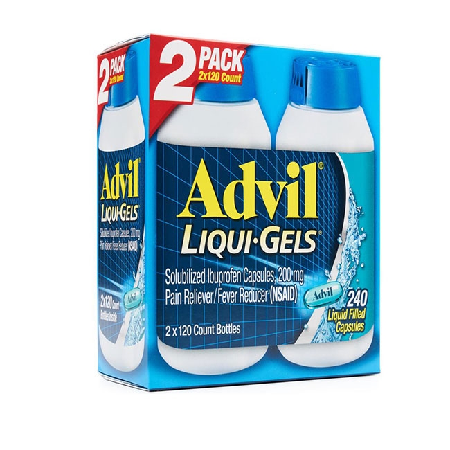 Viên uống giảm đau Advil Liqui của Mỹ