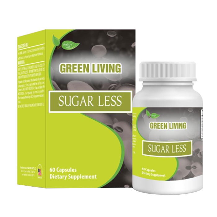 Viên uống hạ đường huyết Nature Gift Green Living Sugar Less, Chai 60 viên