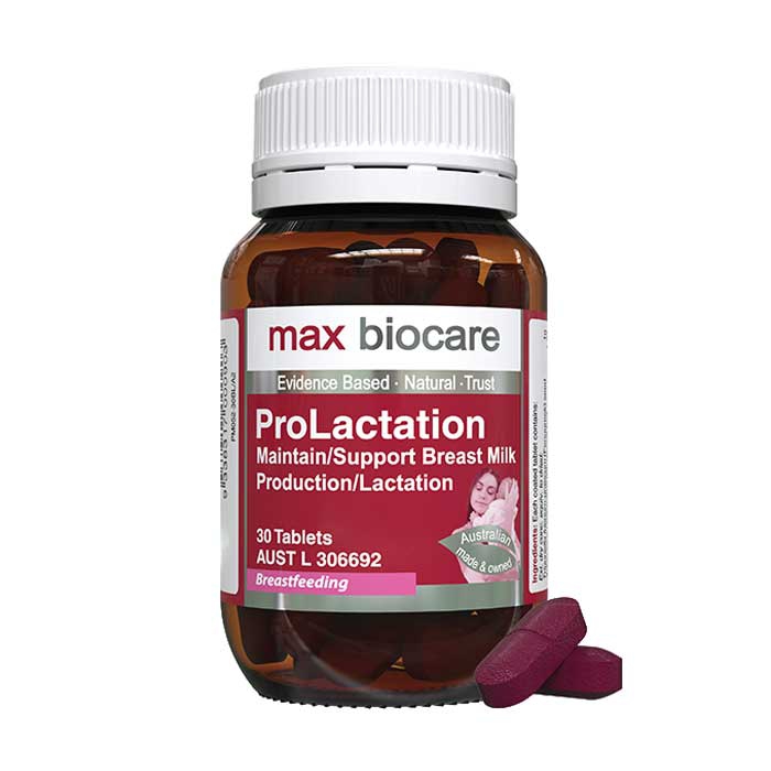 Viên uống hỗ trợ sản xuất sữa Max Biocare ProLactation 30 viên