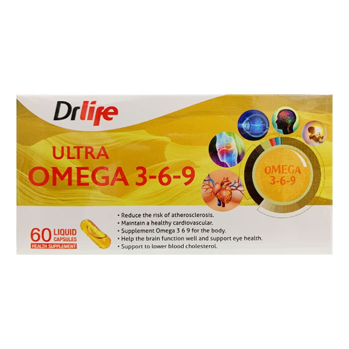 Drlife Ultra Omega 369, Hộp 60 Viên