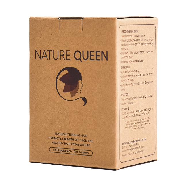 Viên uống mọc tóc Nature Queen - Hộp 60 viên