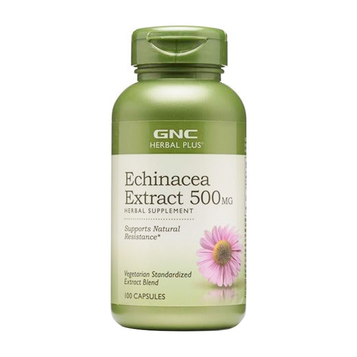 Viên uống tăng cường miễn dịch GNC Echinacea Extract 500mg 100 viên