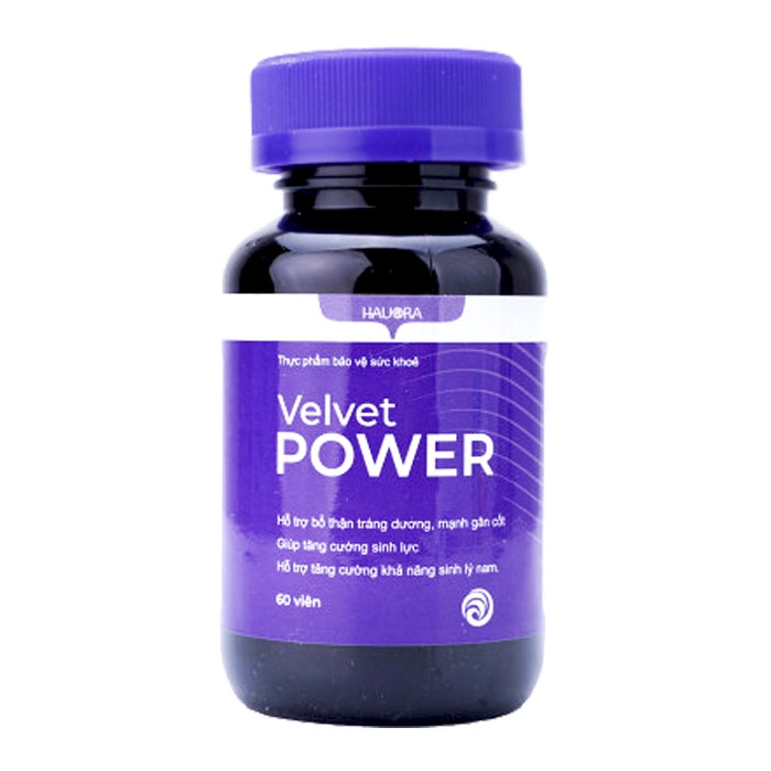 Viên uống tăng cường sinh lý Velvet Power, Hộp 60 viên