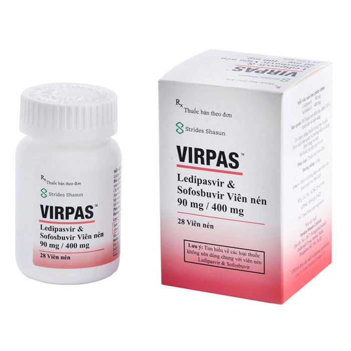 Thuốc Virpas, Hộp 28 viên