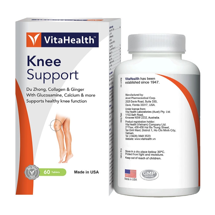 Vitahealth Knee Support hỗ trợ điều trị bệnh xương khớp