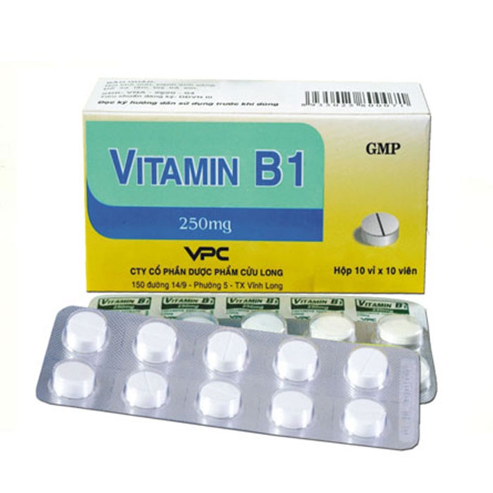 VPC Vitamin B1 250mg, Hộp 100 viên
