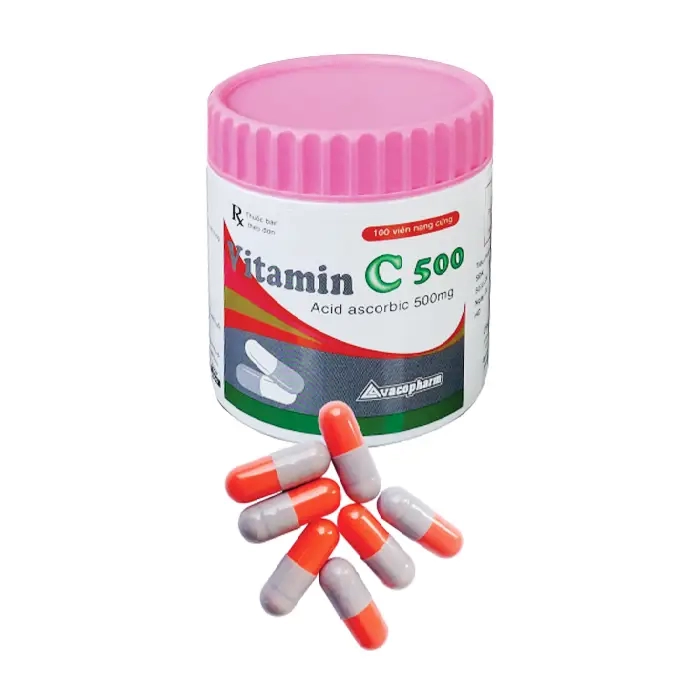 Vitamin C 500mg Caps Vacopharm 100 viên - Bổ sung vitamin C