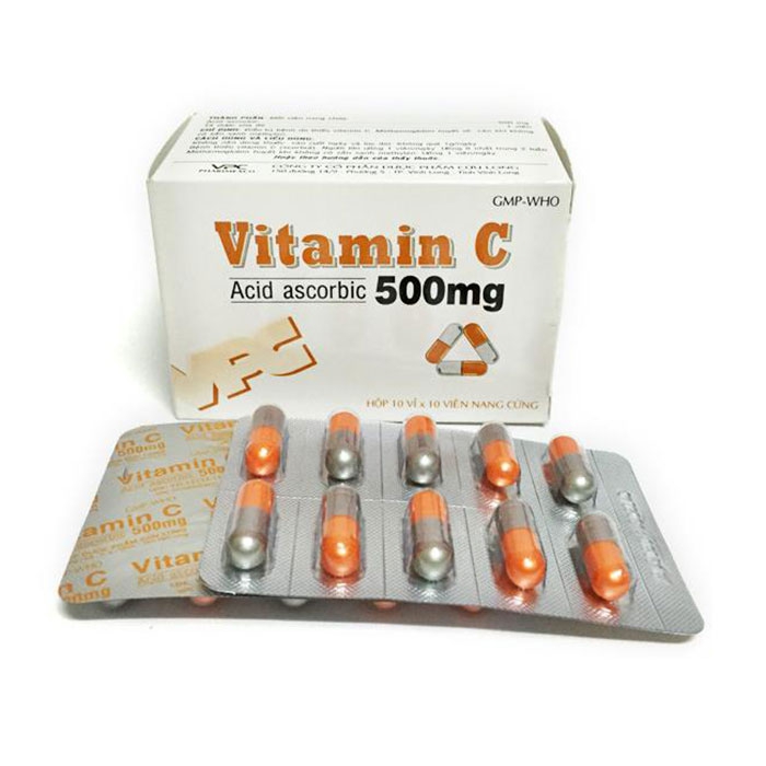 VPC Vitamin C 500mg, Hộp 100 viên