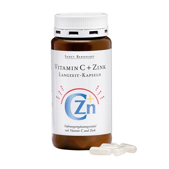 Vitamin C + Zink Sanct Bernhard 60 viên - Viên uống chống oxy hóa