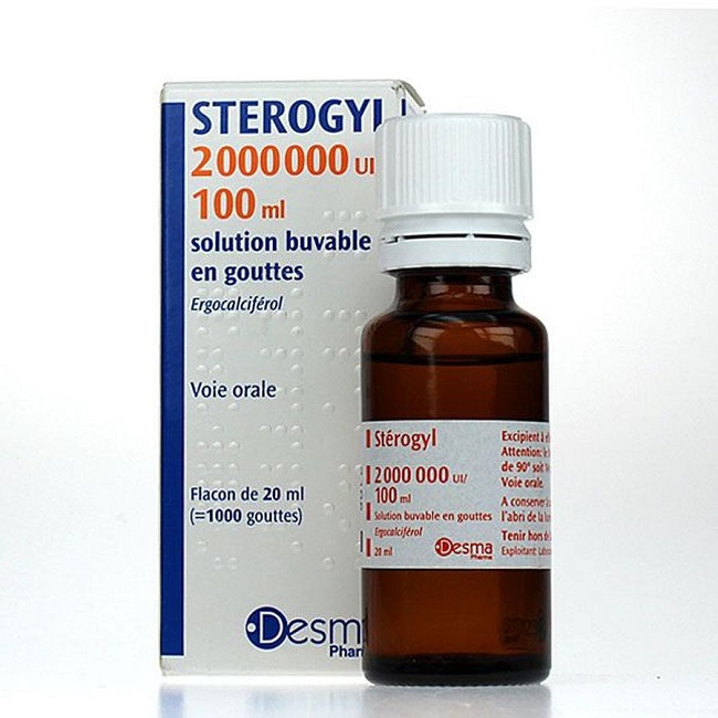 Vitamin D Sterogyl 100ml chống còi xương cho bé