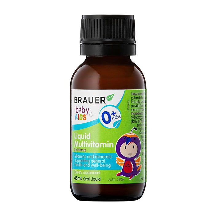 Vitamin tổng hợp Brauer Baby & Kids Liquid Multivitamin For Infant 45ml