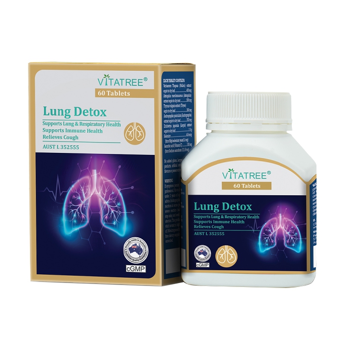 Vitatree Lung Detox 60 viên - Viên uống bổ phổi
