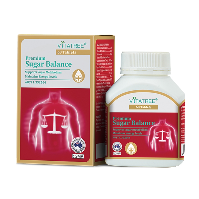 Vitatree Premium Sugar Balance 60 viên - Viên uống cân bằng đường huyết