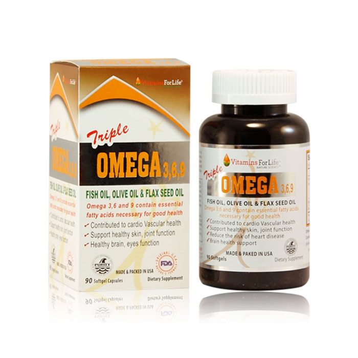 Triple Omega 369 Vitamins For Life, Hộp 90 viên