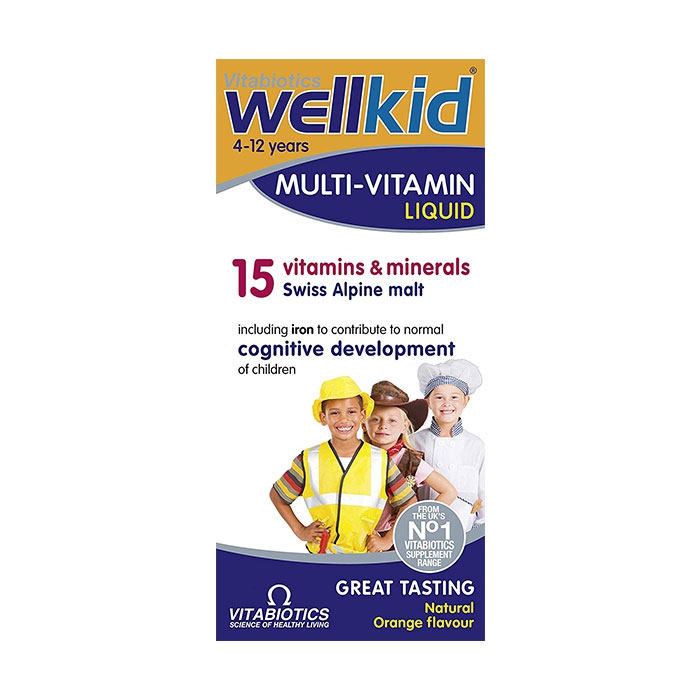 Tpbvsk Vitabiotics Wellkid Multivitamin Liquid, Hộp 150ml