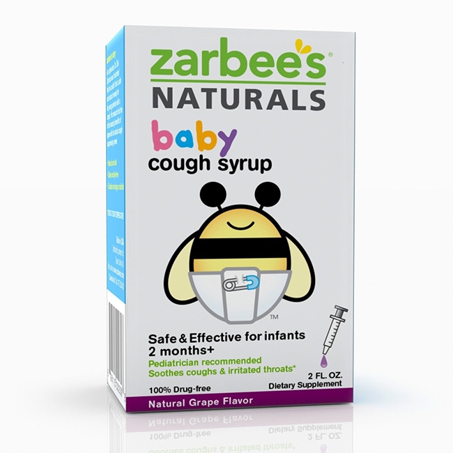 Siro ho Zarbee\'s Naturals Baby Cough Syrup cho bé từ 2 tháng tuổi trở lên