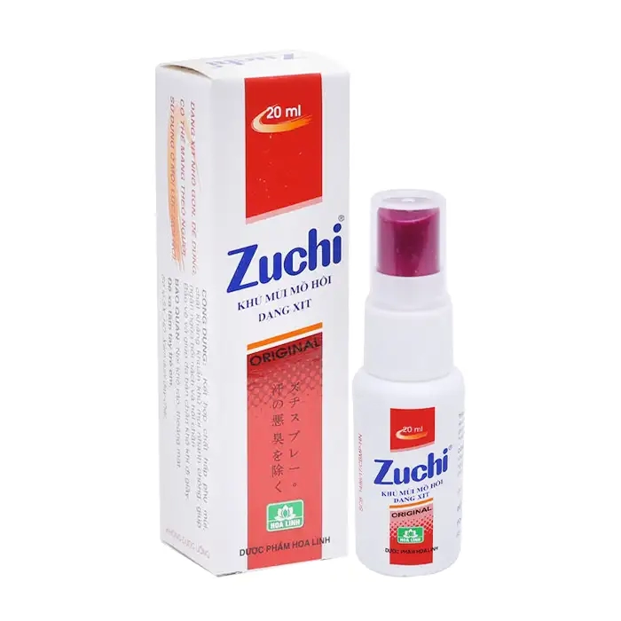 Zuchi Hoa Linh 20ml - Xịt khử mùi mồ hôi (Original)